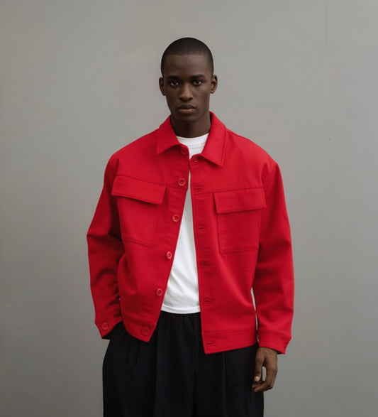 ŌBĀSHU Suede Jacket